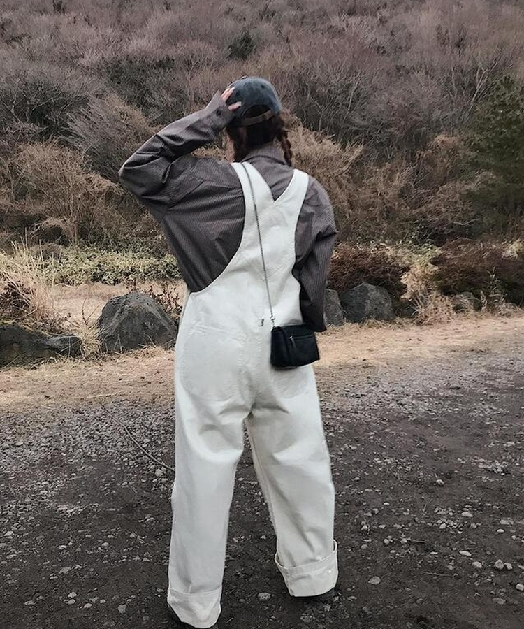 ポケットオーバーロールパンツ CREAM