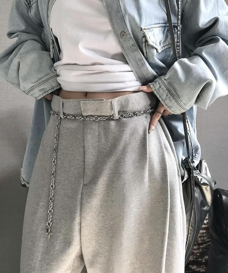 トレーニングピンタックスラックス GREY