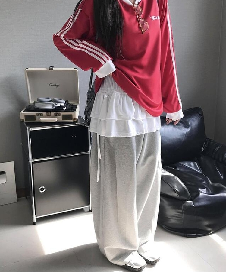 トレーニングピンタックスラックス GREY