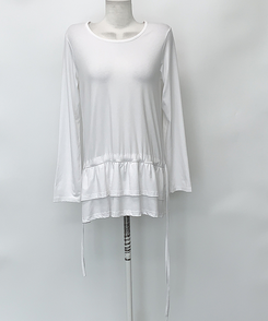 フリルレイヤードTシャツ