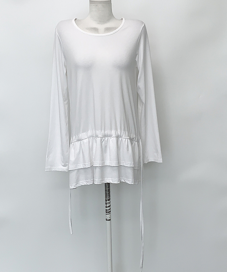 フリルレイヤードTシャツ