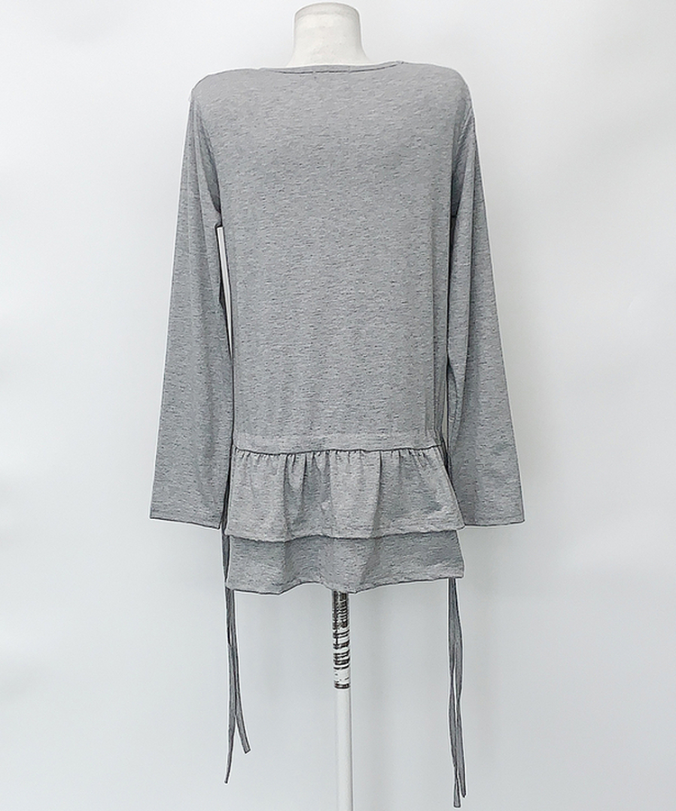 フリルレイヤードTシャツ