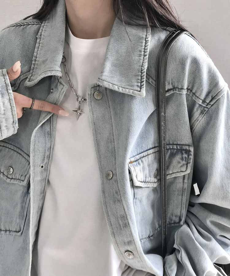 ウォッシングデニムジャケット LIGHT DENIM