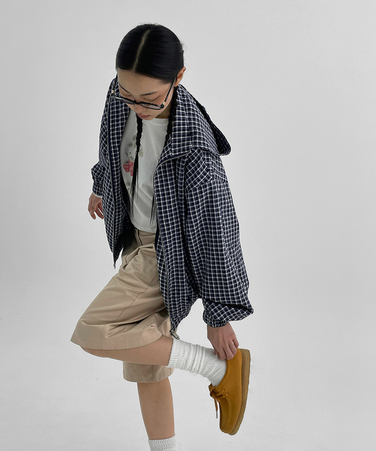 ロベリーセミクロップ長袖Tシャツ IVORY