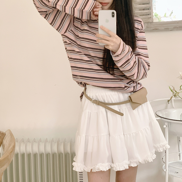 ポップミニスカート IVORY