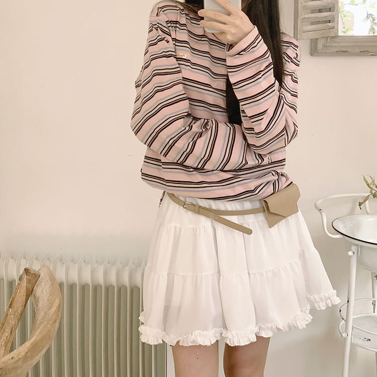 ポップミニスカート IVORY