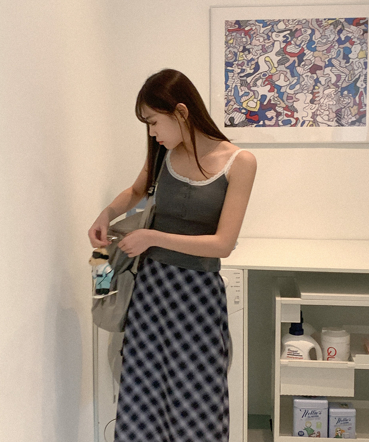 【カップ付き】バレーススリーブレス(5color) GREY