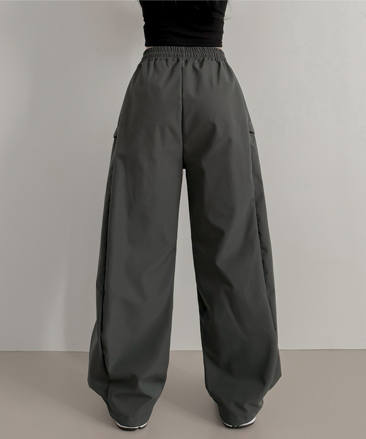バルーンワイドバンディングパンツ CHARCOAL
