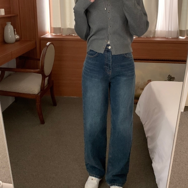 ロードデニムワイドパンツ DARK DENIM