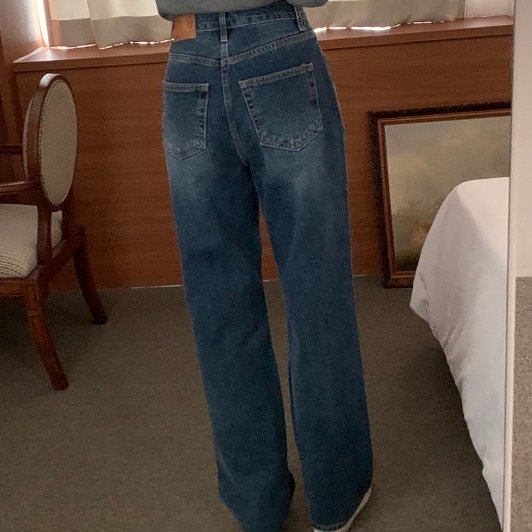 ロードデニムワイドパンツ DARK DENIM