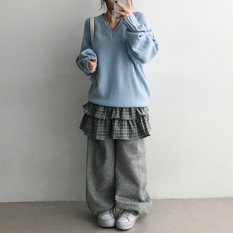 チェックティアードミニスカート MINT