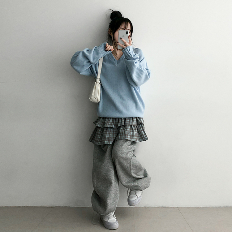 チェックティアードミニスカート MINT