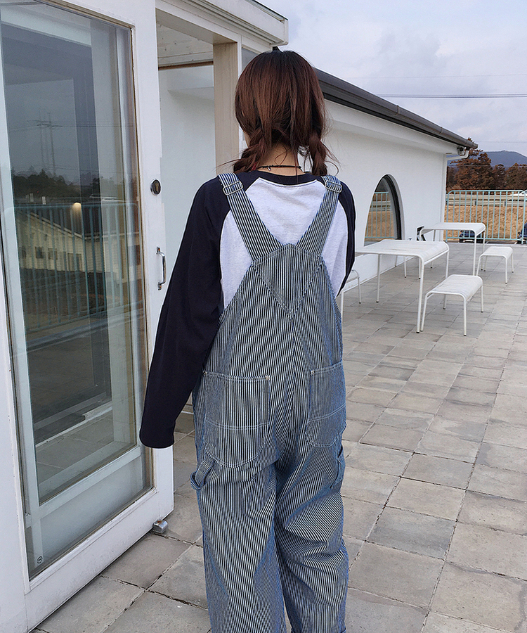 バットラグランTシャツ MELANGE WHITE
