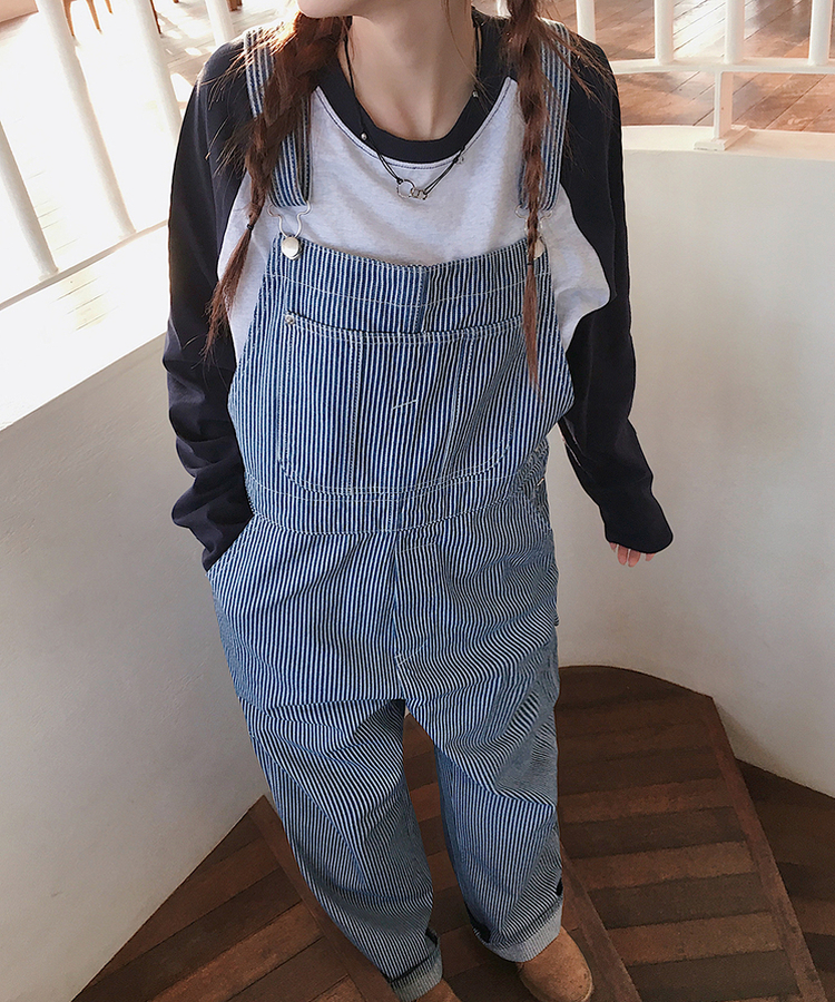 バットラグランTシャツ MELANGE WHITE
