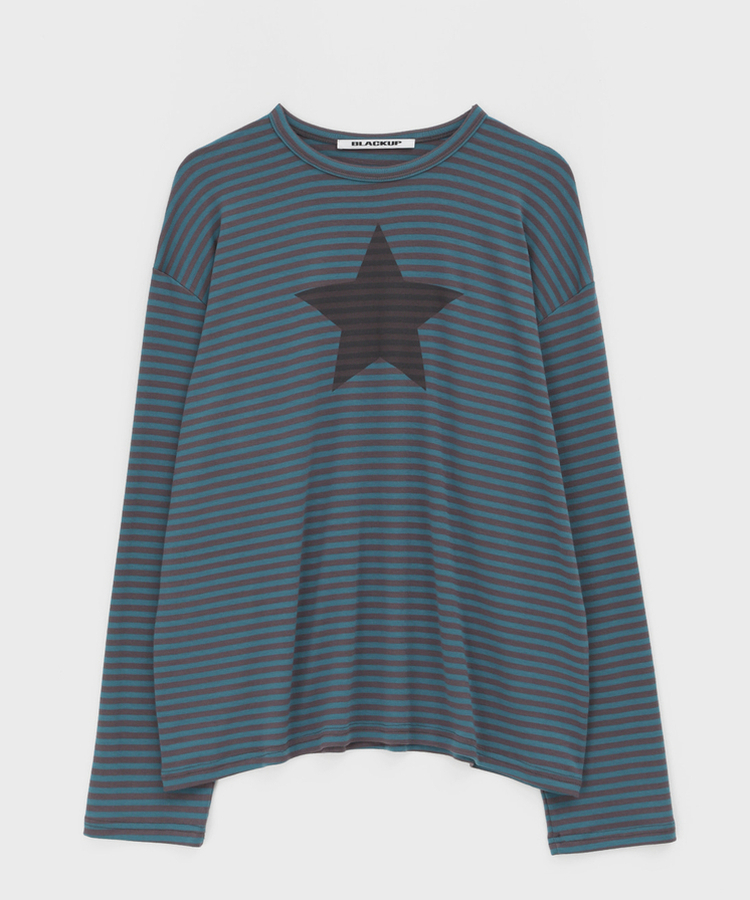 ストライプ長袖Tシャツ