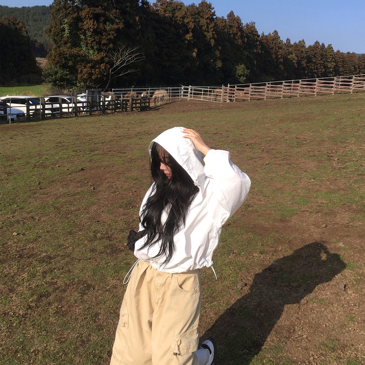 ストリングクロップウィンドブレーカー(5color) WHITE