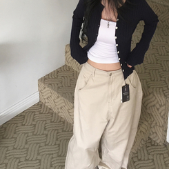 デイリーカーディガン(6color) BLACK