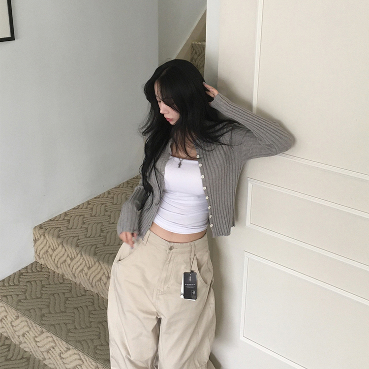 デイリーカーディガン(6color) GREY