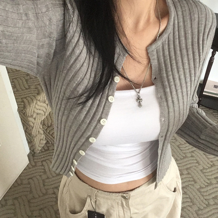 デイリーカーディガン(6color) GREY