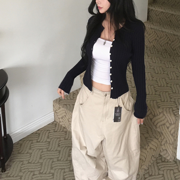 デイリーカーディガン(6color) BLACK