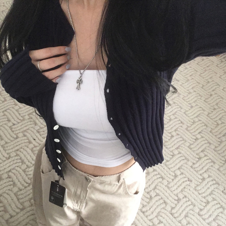 デイリーカーディガン(6color) BLACK