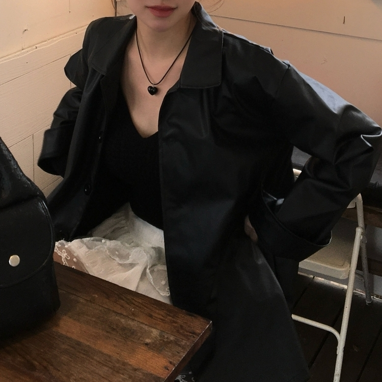 レザーブレザージャケット BLACK