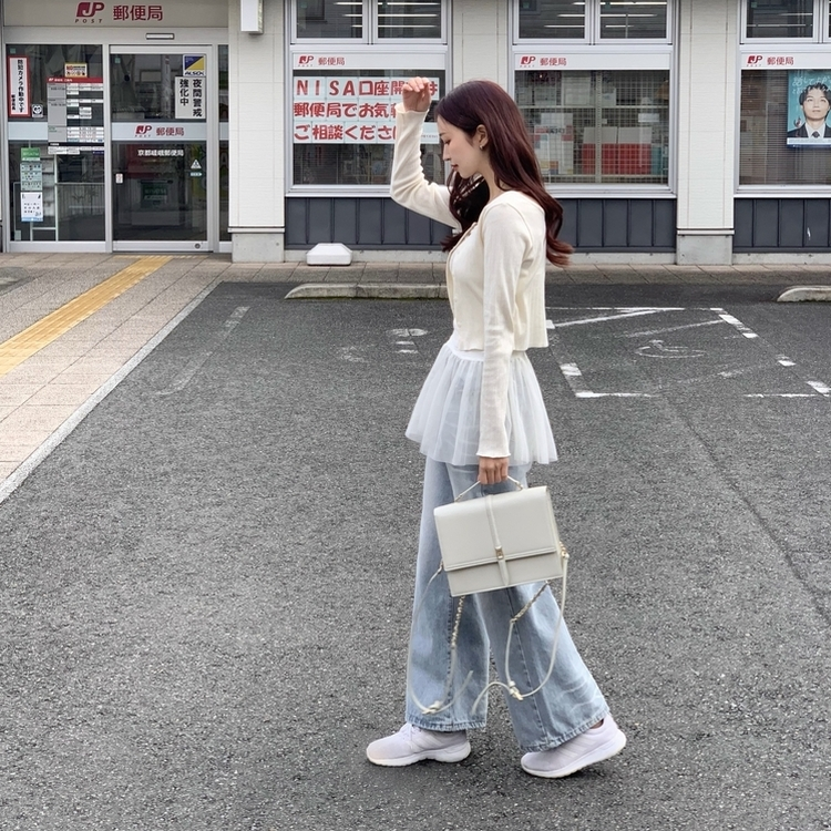 ビンテージウォッシングコットンデニムパンツ LIGHT BLUE
