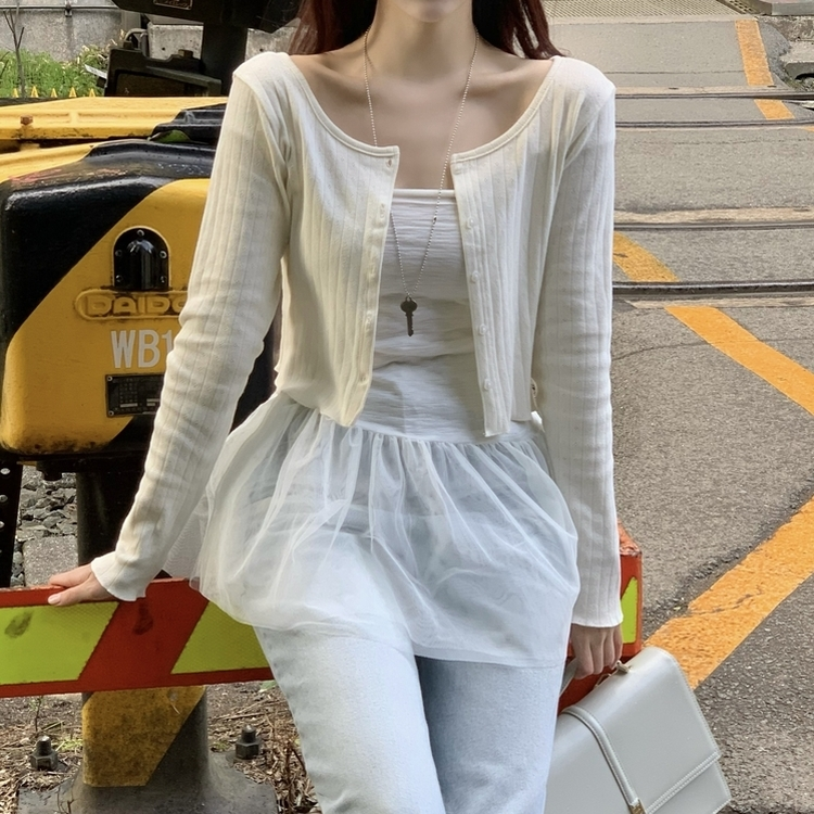 レースティアードミニワンピース IVORY