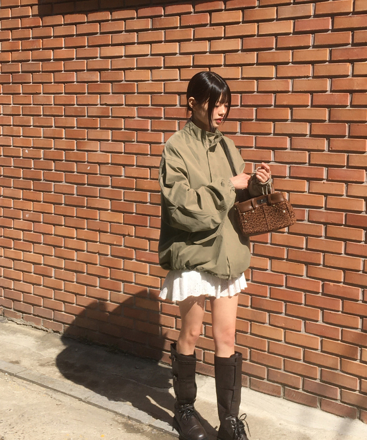 コットンミリタリージャケット KHAKI