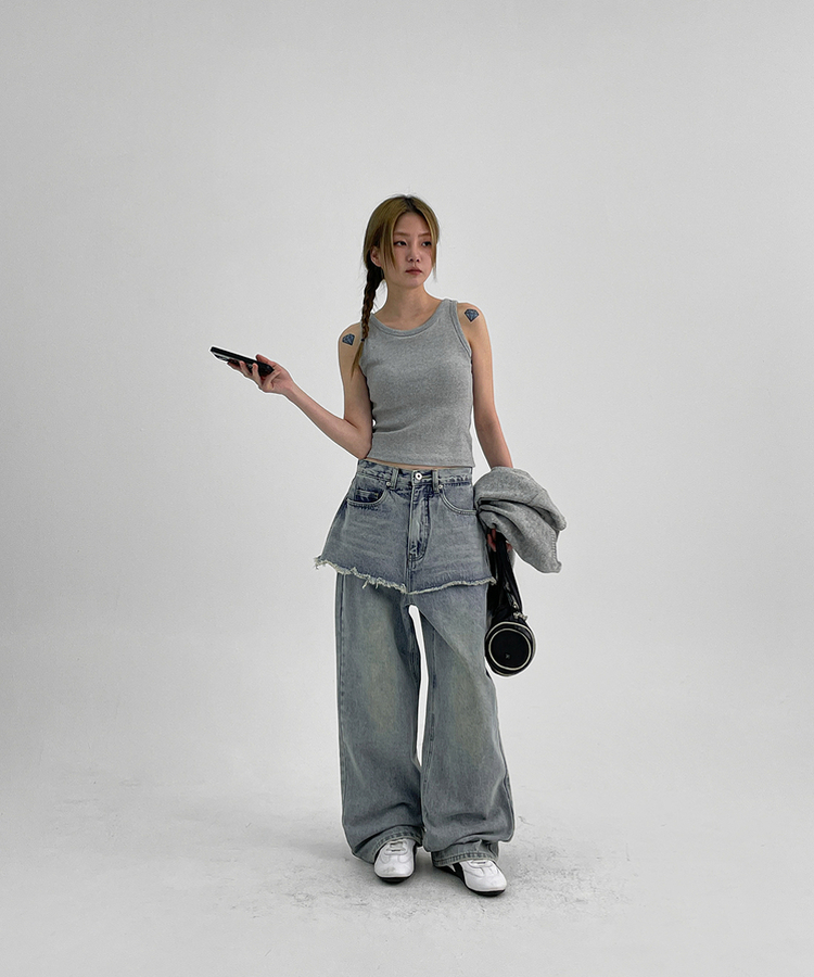 デイリーニットカーディガン GREY