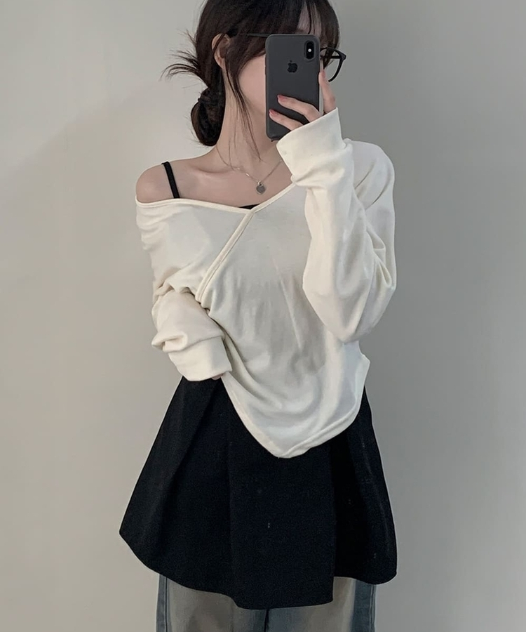 ビスチェレイヤードワンピース BLACK