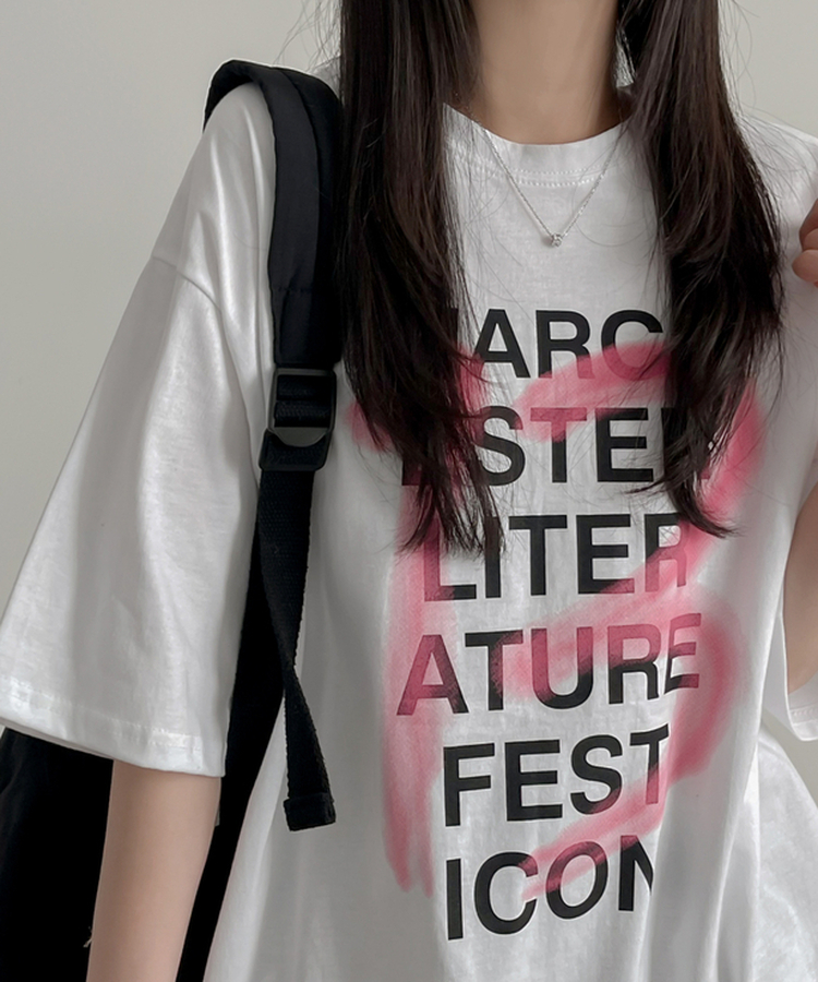 アイコンオーバーフィット半袖Tシャツ WHITE