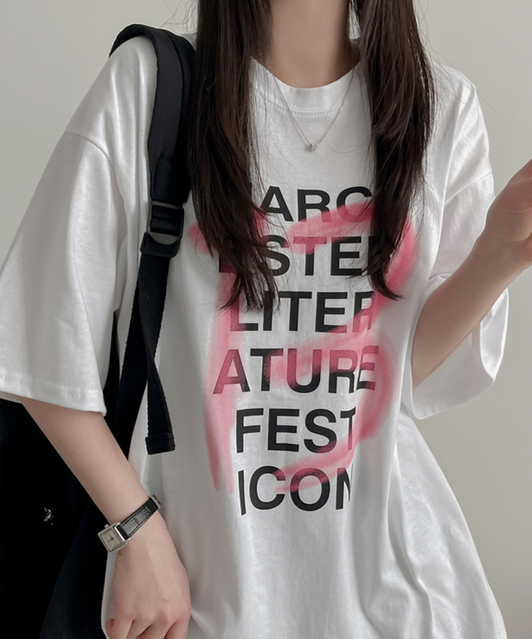 アイコンオーバーフィット半袖Tシャツ WHITE