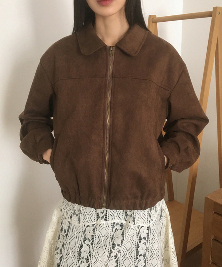 スエードブルゾンジャンパー BROWN