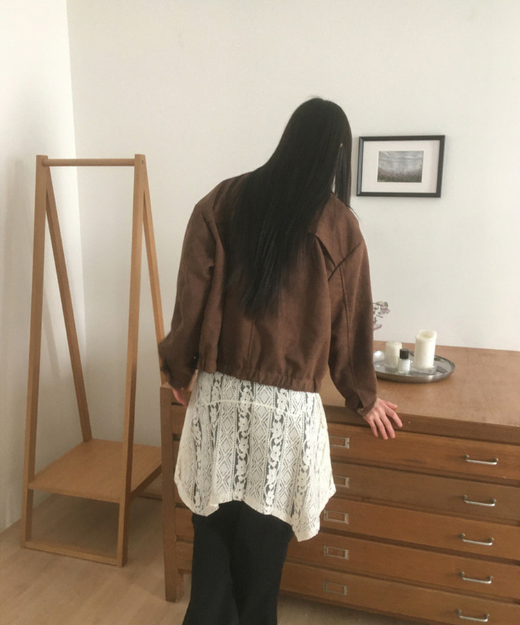 スエードブルゾンジャンパー BROWN