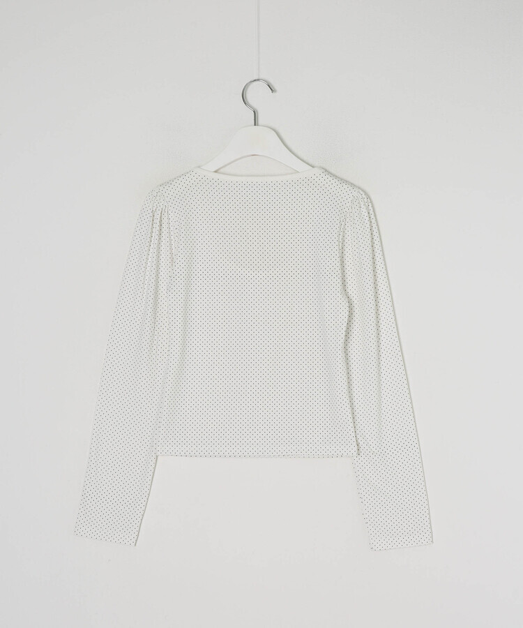 엔젤 도트 리본 긴팔티