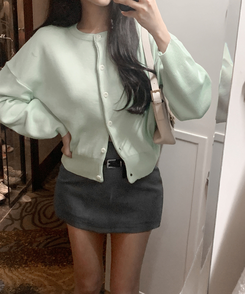 【ベルト付き】ロエルミニスカートパンツ GRAY