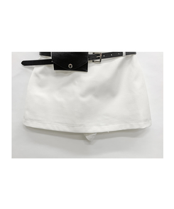 【ベルト付き】ロエルミニスカートパンツ