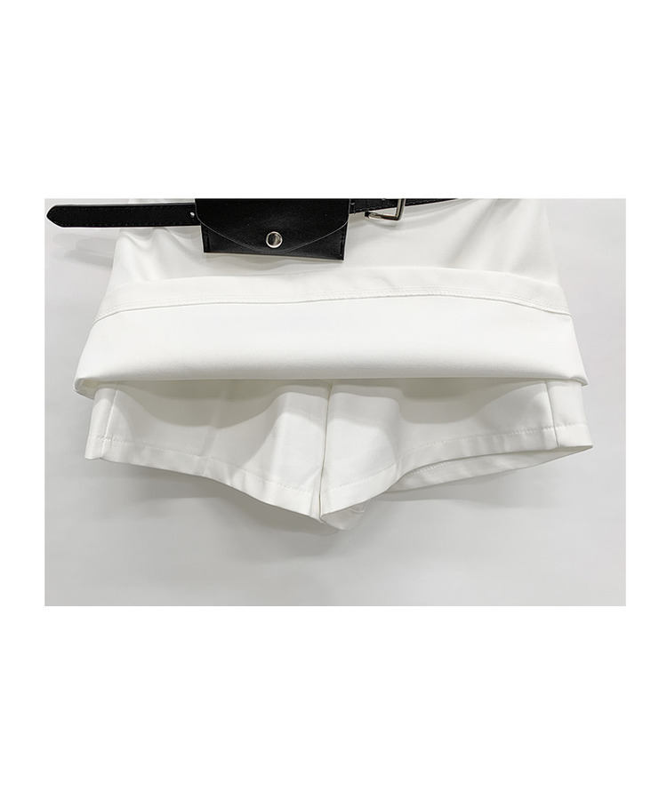 【ベルト付き】ロエルミニスカートパンツ