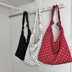 ドットビッグトートショルダーバッグ