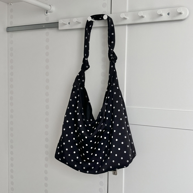 ドットビッグトートショルダーバッグ