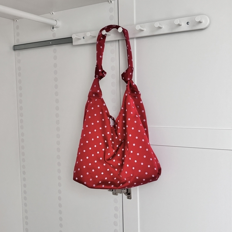 ドットビッグトートショルダーバッグ