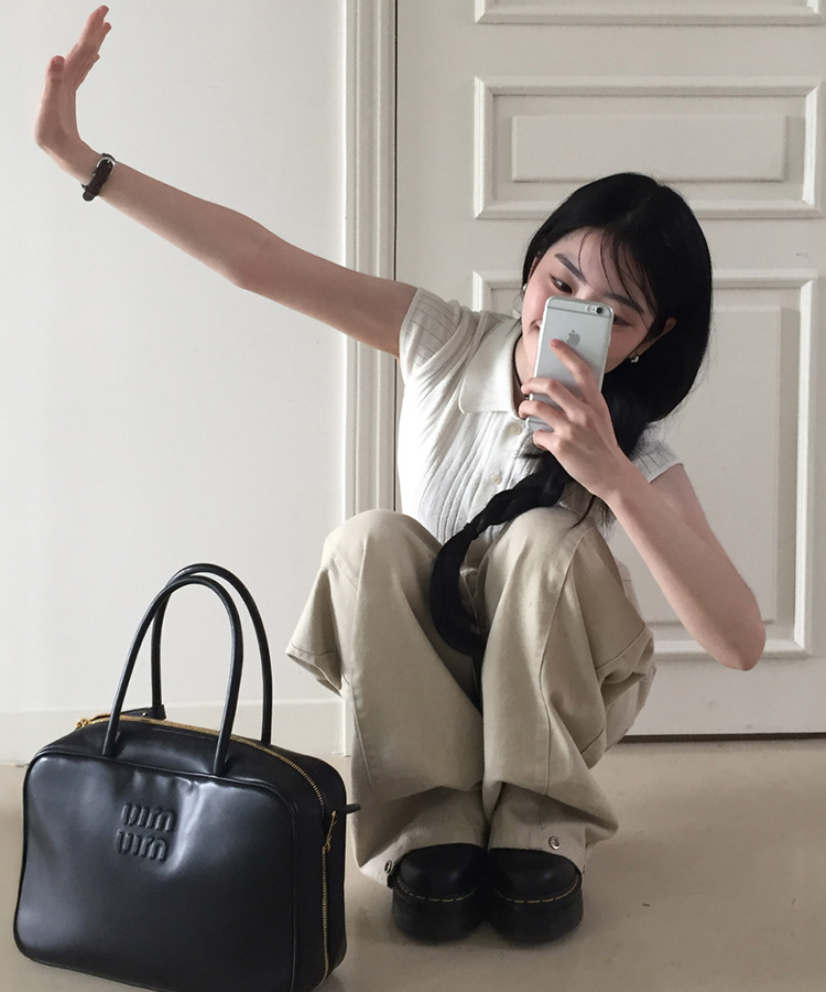 ワイド 【丈別】3WAYコットンサイドスナップパンツ BEIGE