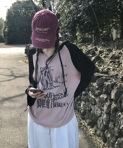 ファッション雑貨 刺繍ベースボールキャップ(7color) WINE