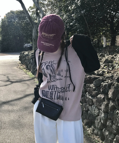 ファッション雑貨 刺繍ベースボールキャップ(7color) WINE