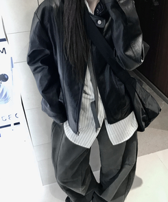 デニム フォワードリベットカットパンツ CHARCOAL