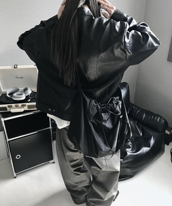 デニム フォワードリベットカットパンツ CHARCOAL
