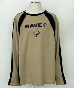 長袖Tシャツ バイカラーワッフルTシャツ
