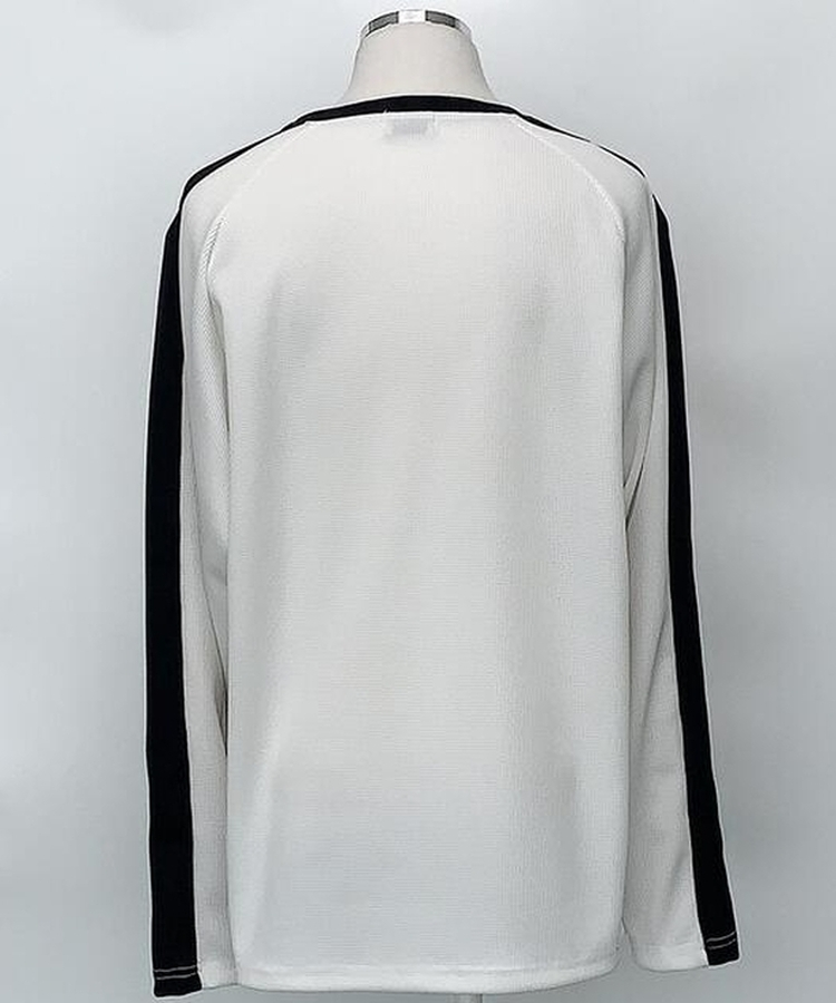 バイカラーワッフルTシャツ