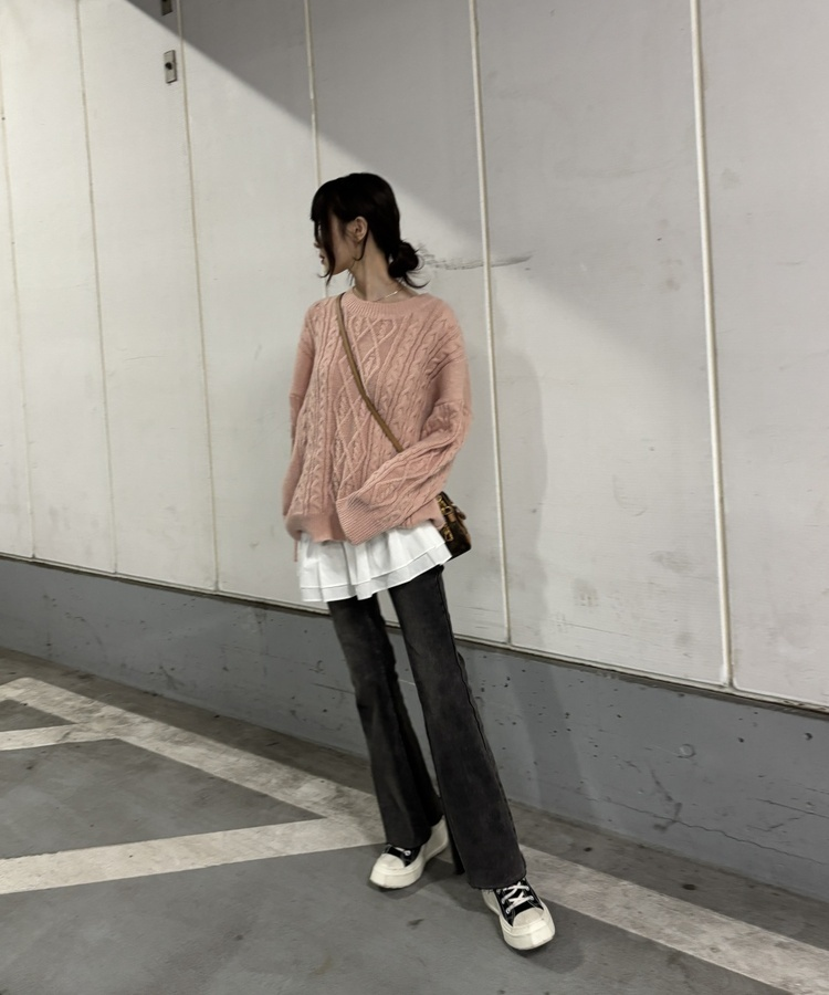 코디템 레이어드 프릴 스커트